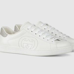NWT GUCCI Men's Ace sneaker with Interlocking G Sz 10